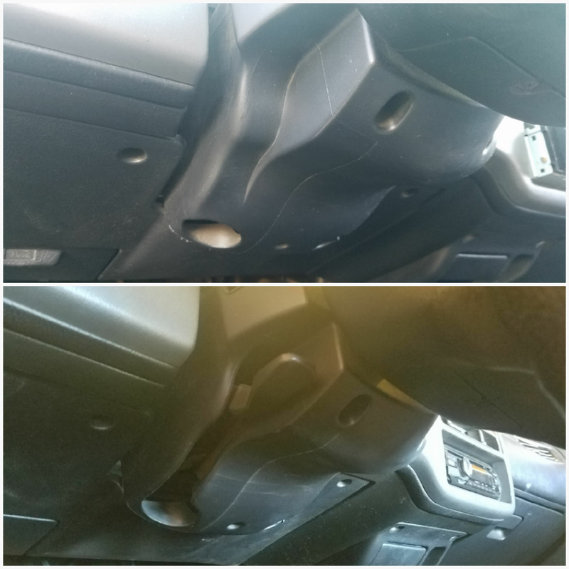 this one I didnt know about until I went to adjust the steering column in the VX. who knew this was an option!?